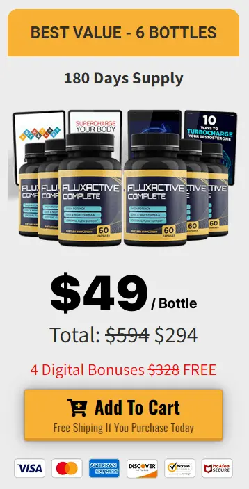fluxactive complete six bottles pack